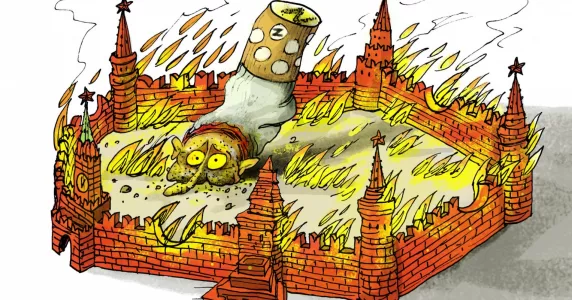 Росіянам варто недопалки кидати в потрібне місце: дайджест пропаганди за 28 грудня