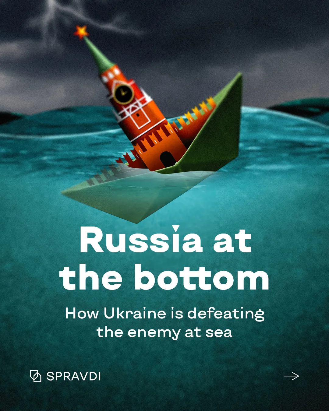 Ukraine sends Russian ships to the bottom of the sea