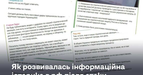 «Ганьба і приниження»: як розвивалась інформаційна істерика у РФ після атаки дронами